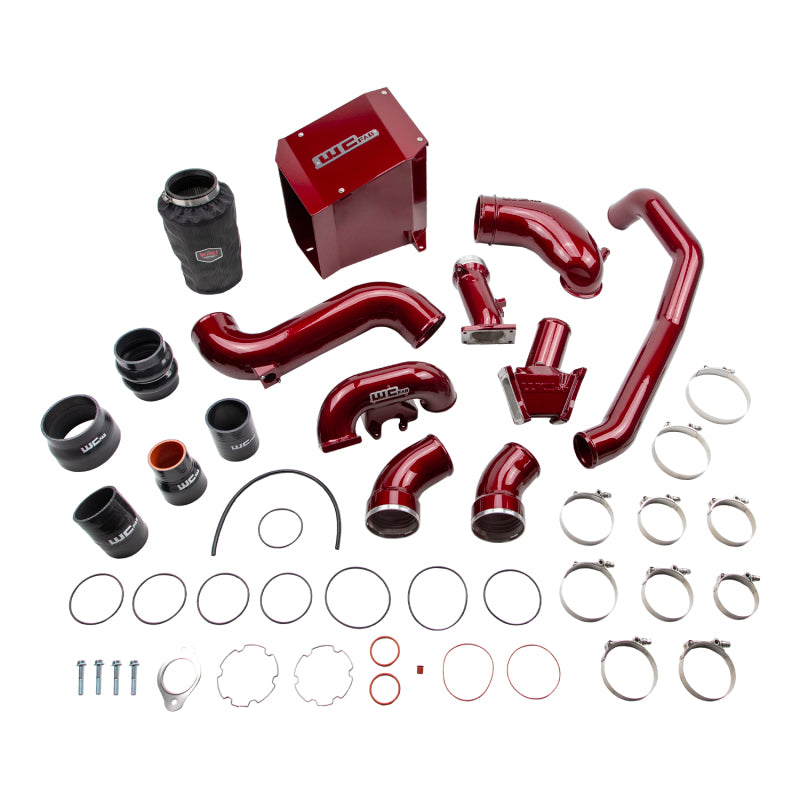 Wehrli 2006-2007 Chevrolet Duramax 6.6L LBZ Stage 2 High Flow Intake Bundle Kit - WCFab Red - WCF100437-RED