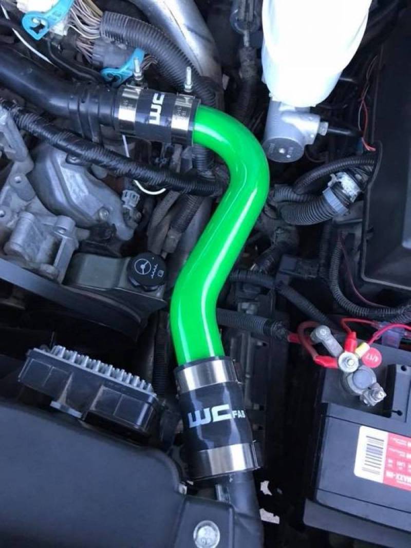 Wehrli 2006-2010 Chevrolet 6.6L LBZ/LMM Duramax Upper Coolant Pipe - Gloss Black - WCF100622-GB
