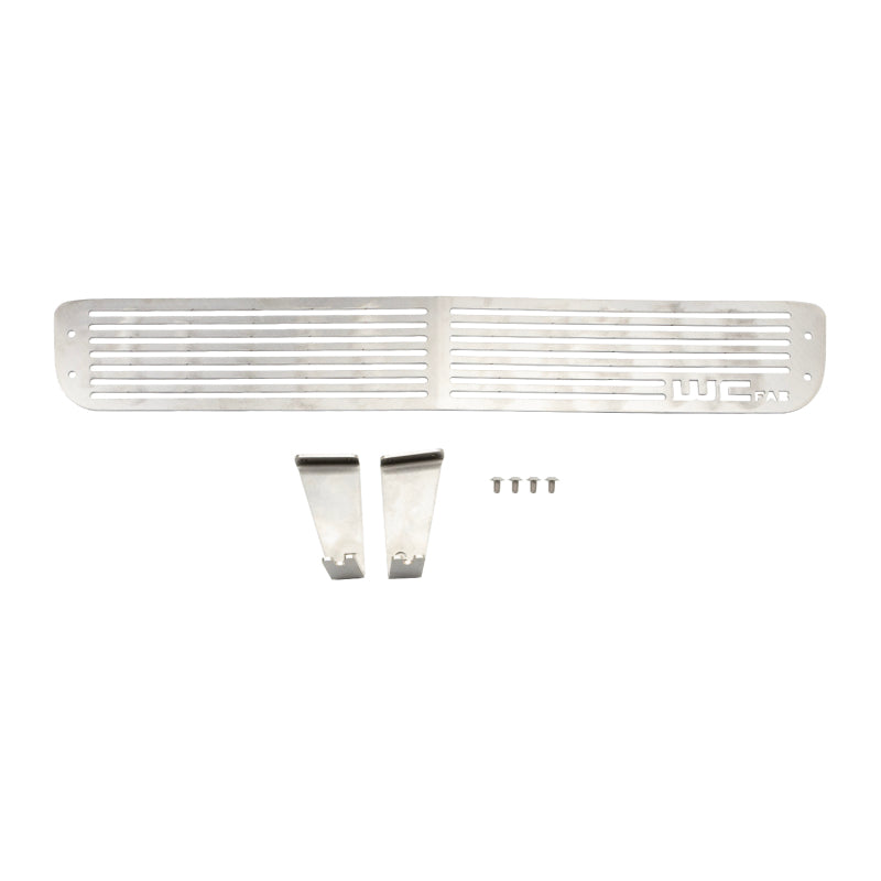 Wehrli 2011-2014 Chevrolet Silverado LML Duramax Bumper Grille - Raw Stainless - WCF100285-RAW