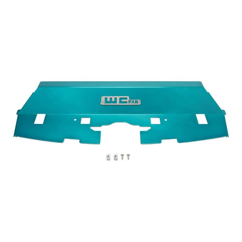Wehrli 2013-2018 Cummins Fabricated Aluminum Radiator Cover - Candy Teal - WCF100546-CT