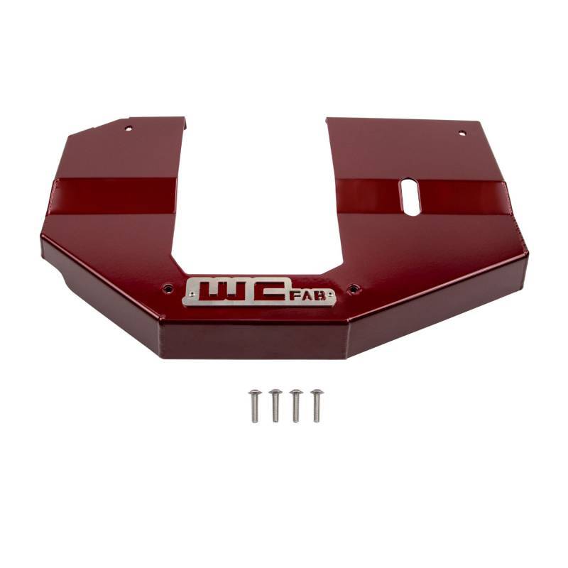Wehrli 2013-2023 Dodge Cummins 6.7L Fabricated Aluminum Engine Cover - WCFab Red - WCF100730-RED