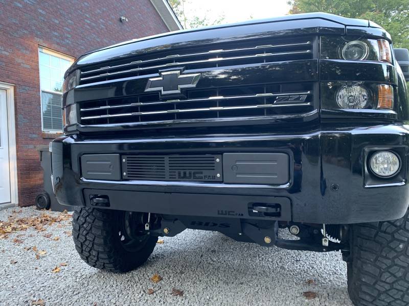 Wehrli 2015-2019 Chevrolet 2500/3500 Front Bumper Valance Filler Panel Kit w/Tow Hooks - Raw Finish - WCF100425