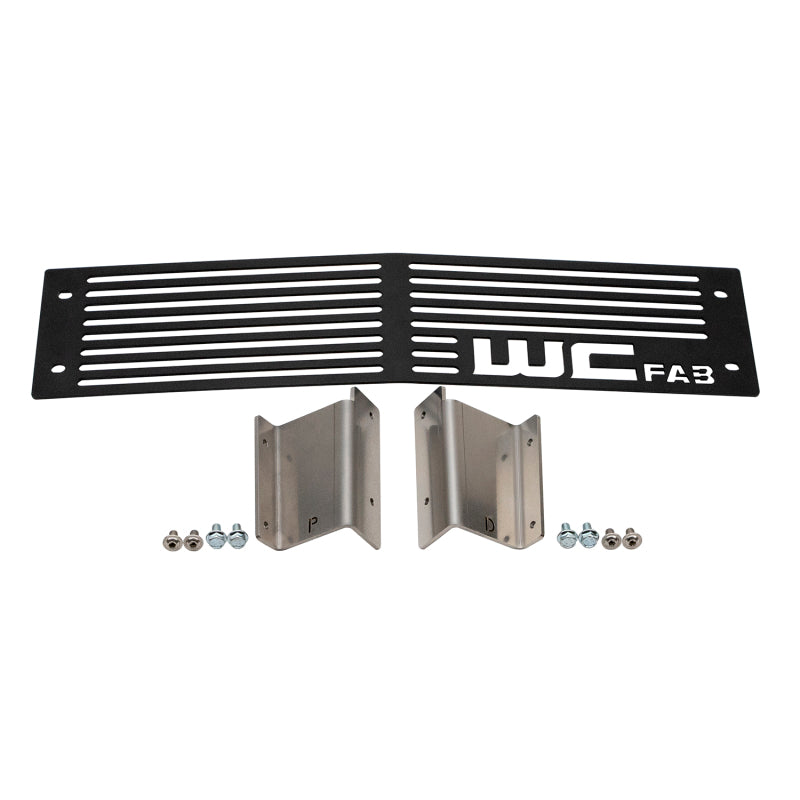 Wehrli 2015-2019 Chevrolet Silverado HD 6.6L LML/L5P Duramax Bumper Grille - Flat Black - WCF100290-FB