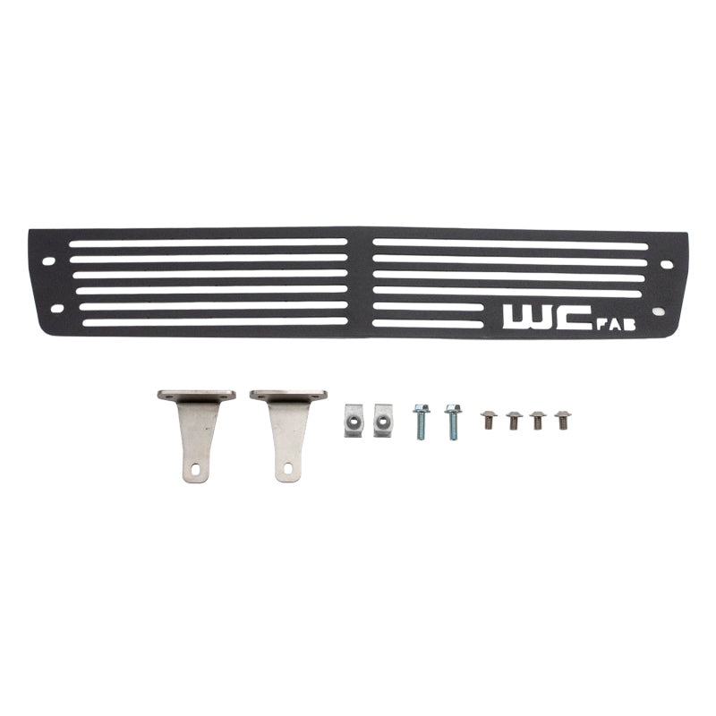 Wehrli 2015-2019 GMC Sierra 6.6L LML/L5P Duramax Bumper Grille - Fine Texture Black Powder Coat Finish - WCF100291-FTB