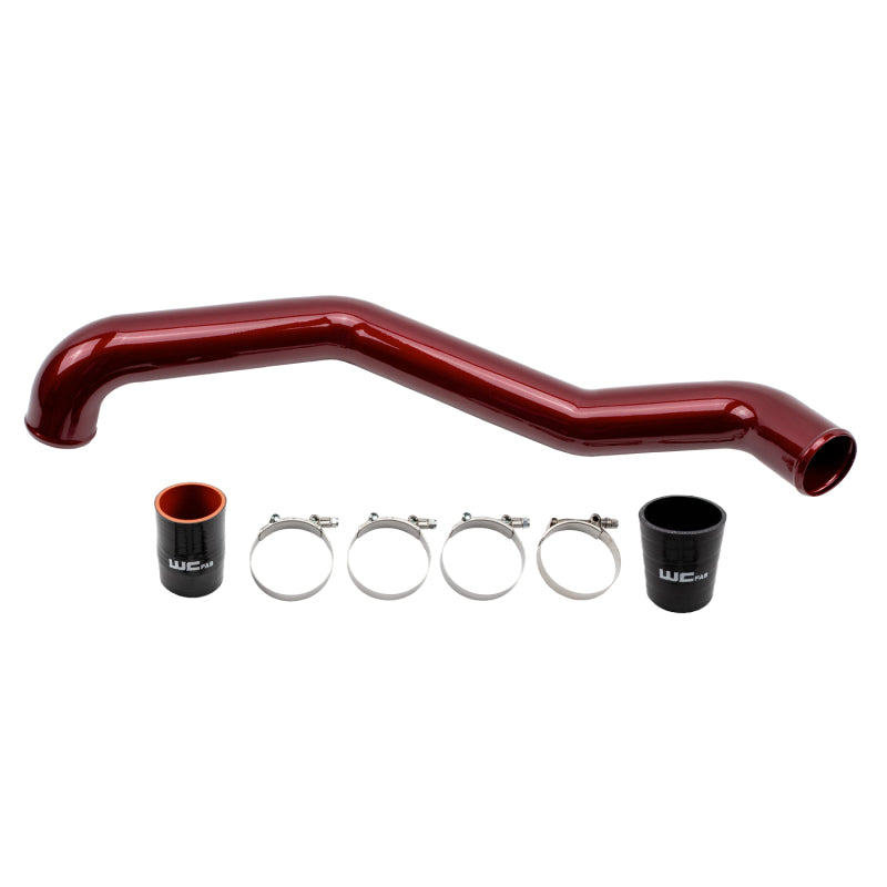 Wehrli 2017-2019 Chevrolet 6.6L L5P Duramax Driver Side 3in Intercooler Pipe - Fine Texture Black - WCF100708-FTB