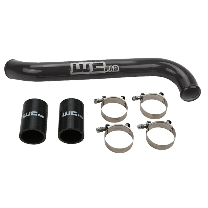 Wehrli 2017-2019 Chevrolet 6.6L L5P Duramax Upper Coolant Pipe - Gloss Black - WCF100742-GB