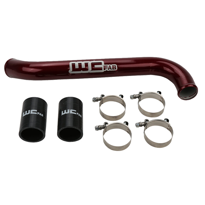 Wehrli 2017-2019 Chevrolet 6.6L L5P Duramax Upper Coolant Pipe - WCFab Red - WCF100742-RED