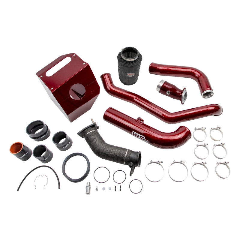 Wehrli 2017-2019 Chevrolet L5P Duramax High Flow Intake Bundle Kit - Red - WCF100403-RED