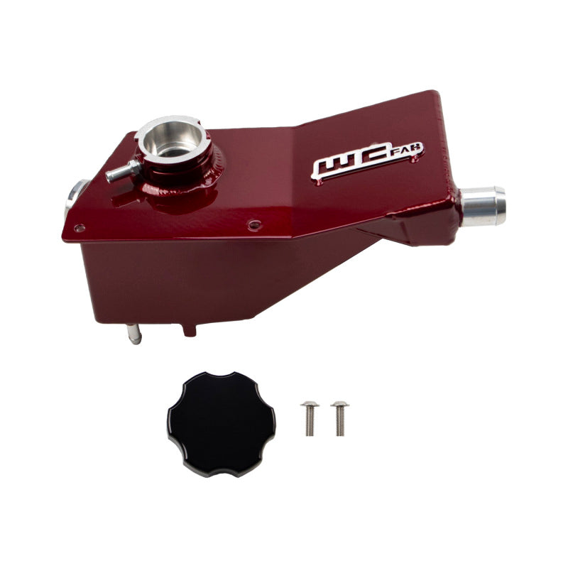 Wehrli 2017-2024 6.7L Power Stroke Secondary Coolant Tank Kit - WCFab Red - WCF100196-RED