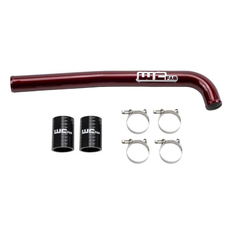 Wehrli 2019-2023 Chevrolet 6.7L Cummins High Output Upper Coolant Pipe - WCFab Red - WCF100251-RED