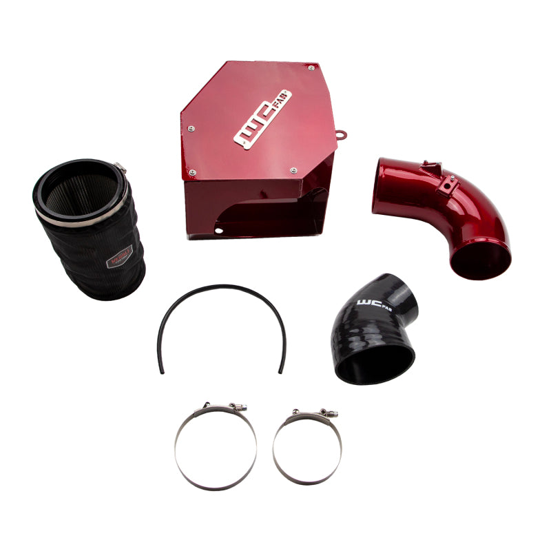Wehrli 2019-2023 Cummins 6.7L 5in Intake Kit - WCFab Red - WCF100315-RED