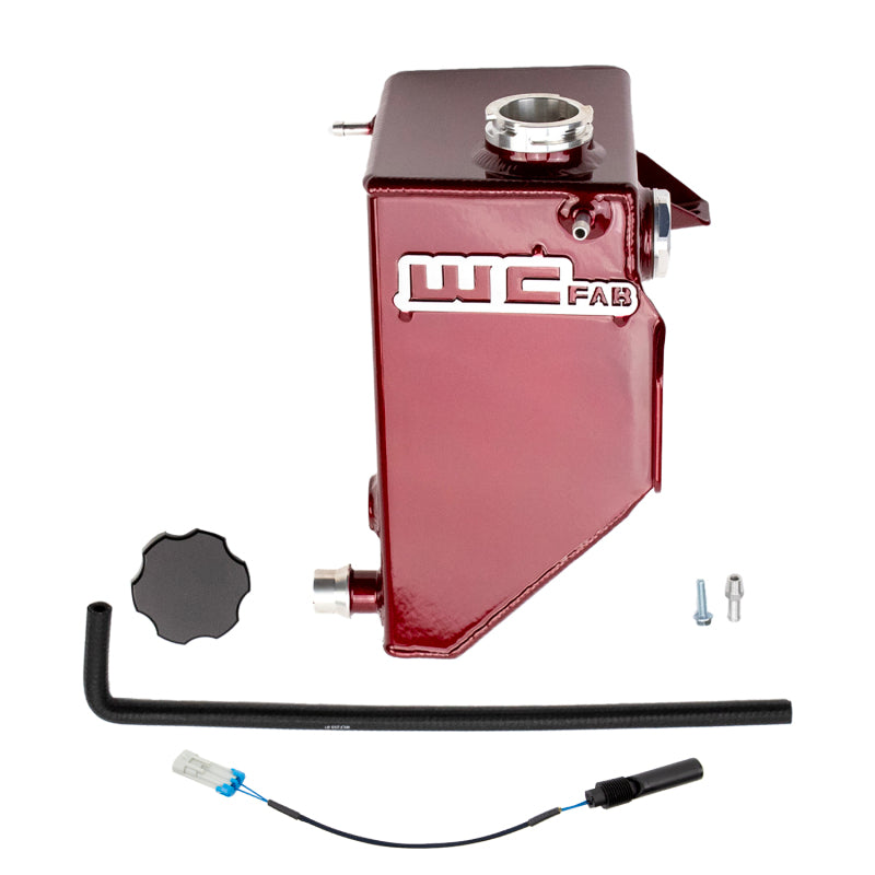 Wehrli 2020-2024 Chevrolet-GMC 6.6L L5P Duramax OEM Placement Coolant Tank Kit - WCFab Red - WCF100268-RED