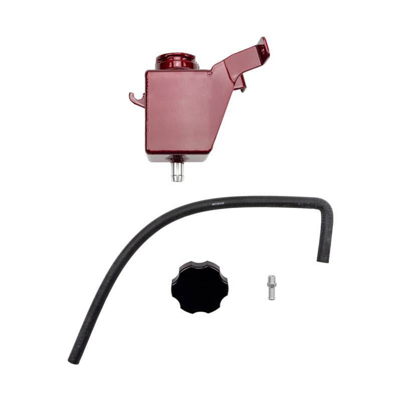Wehrli 2020-2024 Duramax L5P Auxiliary Coolant Tank Kit - WCFab Red - WCF100224-RED