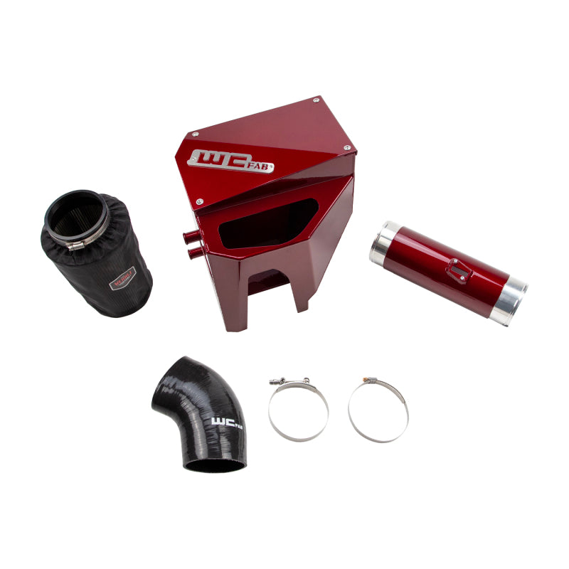 Wehrli 2020-2025 6.7L Power Stroke 4in. Intake - WCFab Red - WCF100282-RED