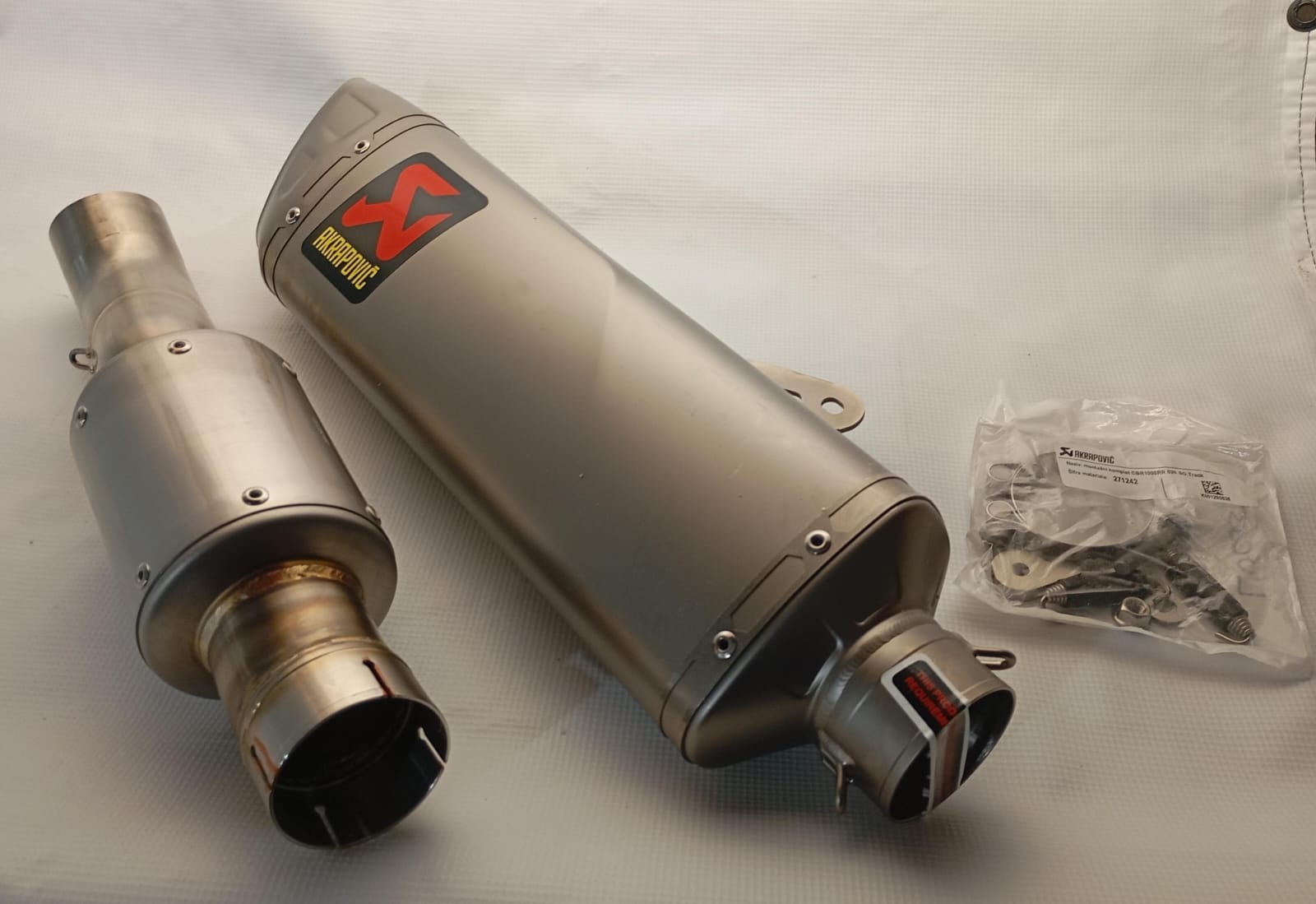 Track Day Slip-On Line Muffler - 2021 Honda CBR10SPM CBR1000RR -R Fireblade SP