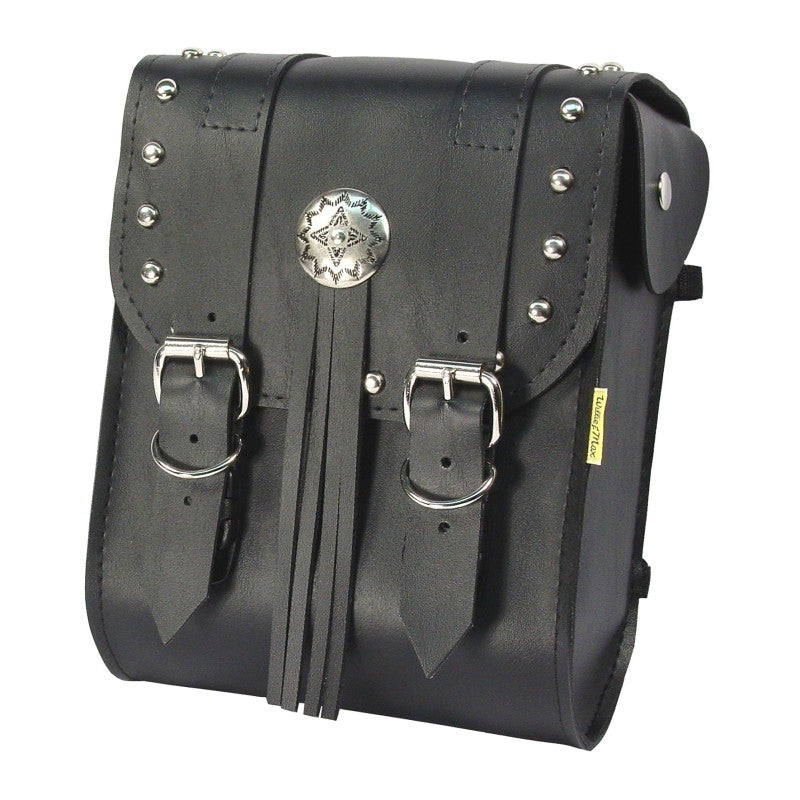 Willie & Max Universal American Classic Sissy Bar Bag (8 in L x 10 in W x 4.5 in H) - Black - 58480-00
