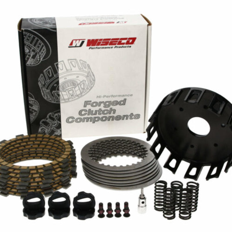 Wiseco Clutch Plate Kit - 5 Alloy Clutch Basket - WPPA007