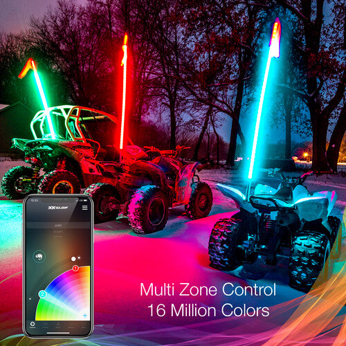 XK GLOW 2nd Gen Whip w/ Controller - XK-WHIPB