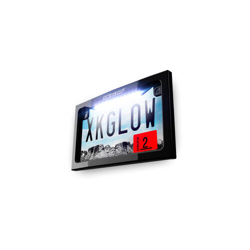 XK GLOW Lighted License Plate Frame - XK034019-B