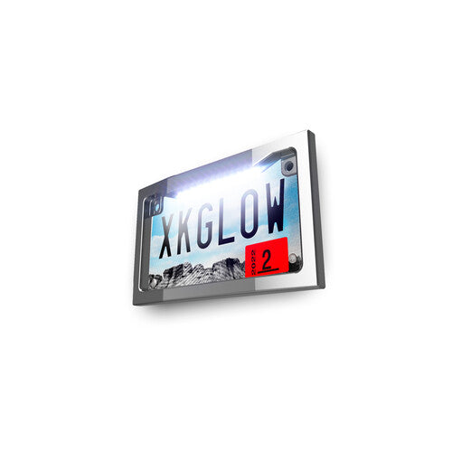 XK GLOW Lighted License Plate Frame - XK034019-W