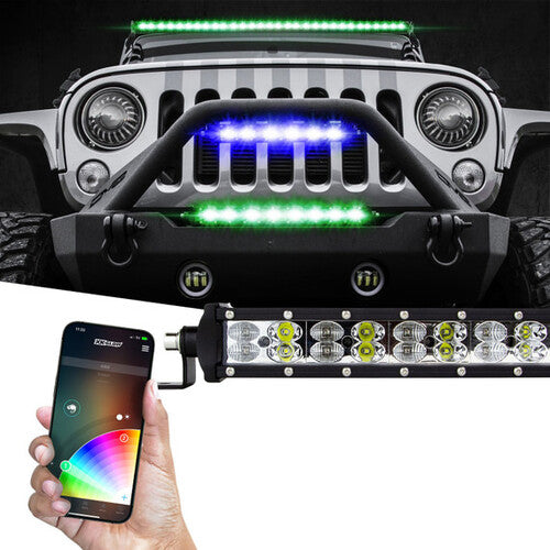 XK GLOW Multi-Color XKChrome RGBW LED Light Bar - XK-BAR-38