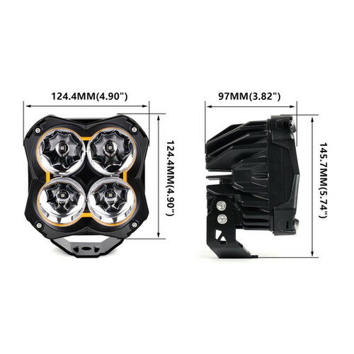 XK GLOW XKGlow Spot Beam Cube Lights - XK067005-KIT