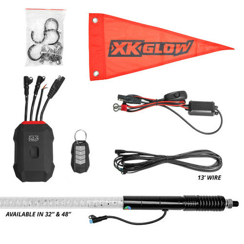 XK GLOW XKMAX Whip RBHW Whip Kit - MX-WHIPB-STA