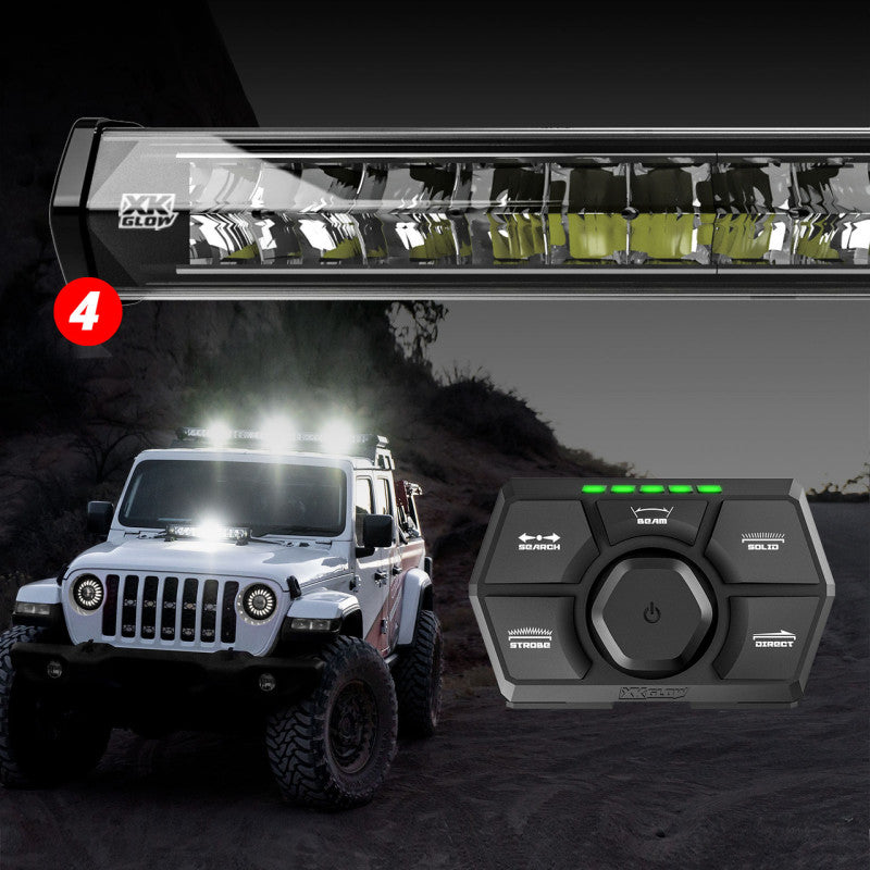 XKGLOW XK Glow SAR360 Light Bar Kit Emergency Search and Rescue Light System (4) 36In - XK-SAR360-2222