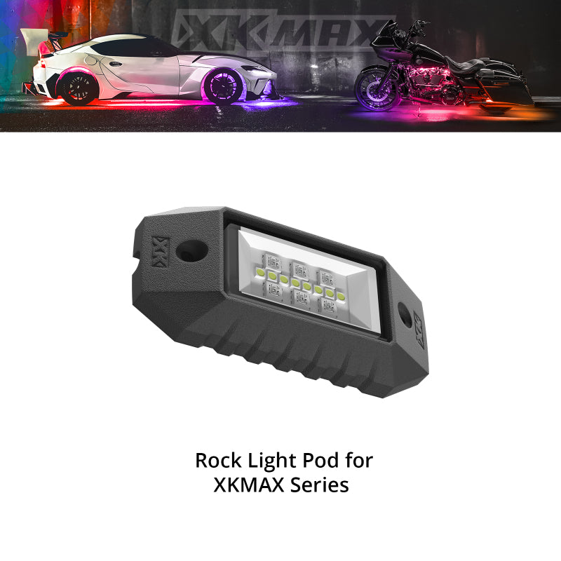XKGLOW XK Glow XKmax RGBW Addressable LED Rock Light Pod - MX-ROCK