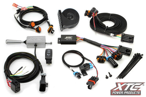 XTC POWER PRODUCTS ATS Turn Signal Kit W/Billet Lever - ATS-L-POL-GBU