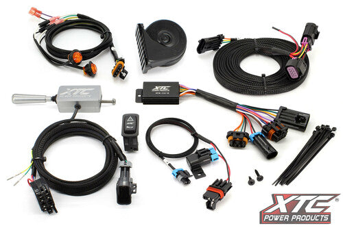 XTC POWER PRODUCTS ATS Turn Signal Kit W/Billet Lever - ATS-L-POL-RCBU