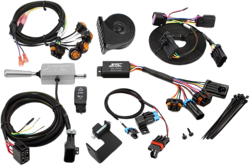 XTC POWER PRODUCTS ATS Turn Signal Kit W/Billet Lever - ATS-L-POL-XPED