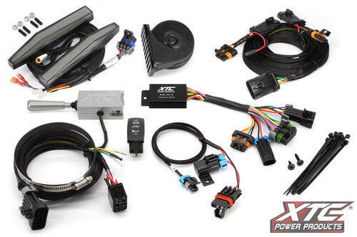 XTC POWER PRODUCTS AUTO TURN SIGNAL KIT W/ BILLET - ATS-L-POL-M24U-DRL