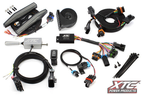 XTC POWER PRODUCTS AUTO TURN SIGNAL KIT W/ BILLET - ATS-L-POL-RAN570-DRL