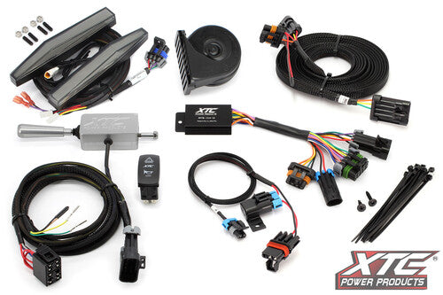XTC POWER PRODUCTS AUTO TURN SIGNAL KIT W/ BILLET - ATS-L-POL-RBU-DRL