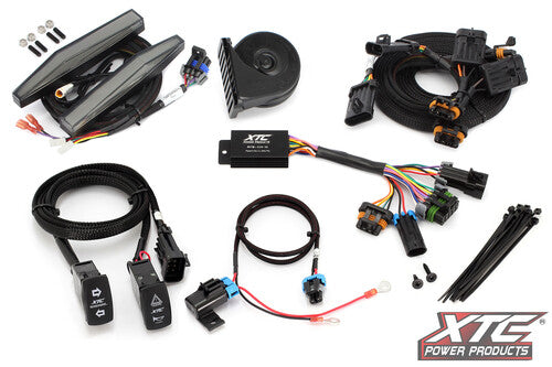 XTC POWER PRODUCTS AUTO TURN SIGNAL KIT W/ HORN AND FRONT DRL LIGHTS CAN - ATS-KAW-H2-DRL