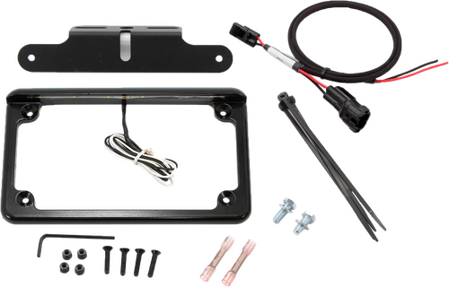 XTC POWER PRODUCTS License Plate Frame/Mount - CFM-U10-LF6BK