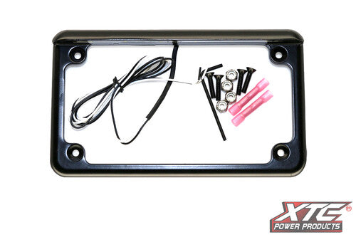XTC POWER PRODUCTS License Plate Frame/Mount - LF-6BK