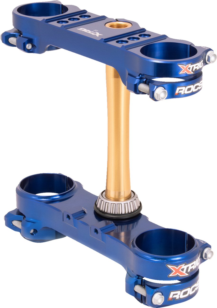 XTRIG Triple Clamp - 22 mm / Blue / Sherco 0408-0438