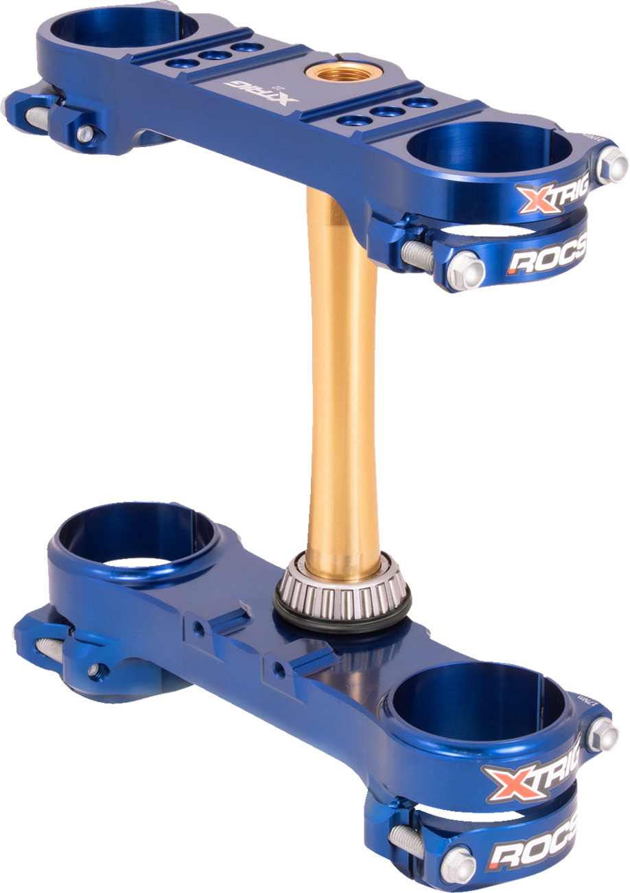 XTRIG Triple Clamp - 24 mm / Blue / Sherco 0408-0439