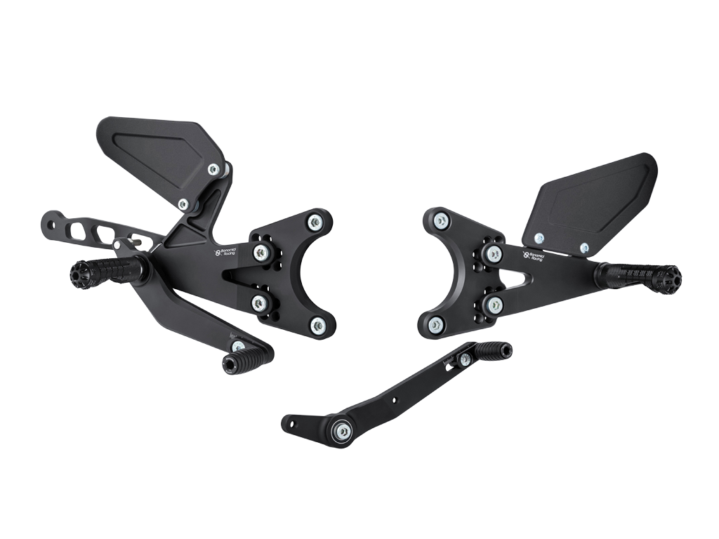 Bonamici Yamaha R1 Rearsets (w/Carbon Fiber Heel Guards) (2015+)