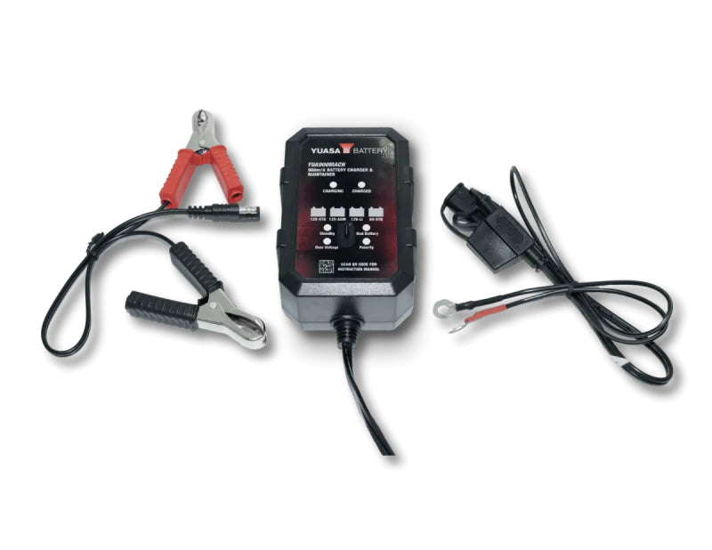 Yuasa Battery Yuasa 900m Amp Charger & Maintainer - 6V/12V - YUA900MACH