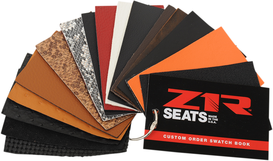 Z1R Seat Material Display - Replacement Seat Material Swatches 9903-0574