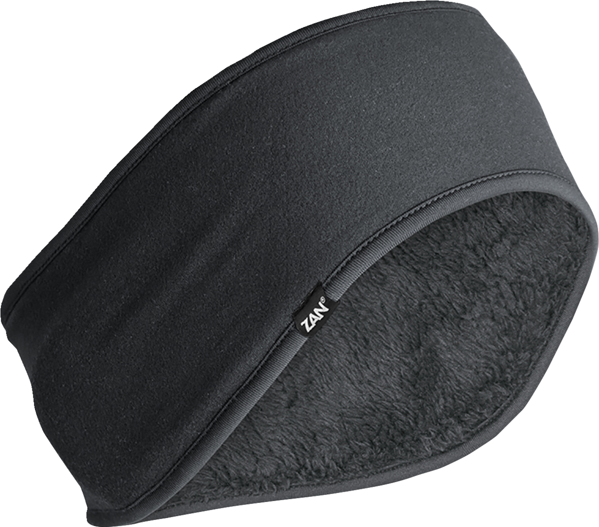 ZAN HEADGEAR Ear Warmer SportFlex® Headband - High Pile / Black 2504-0529