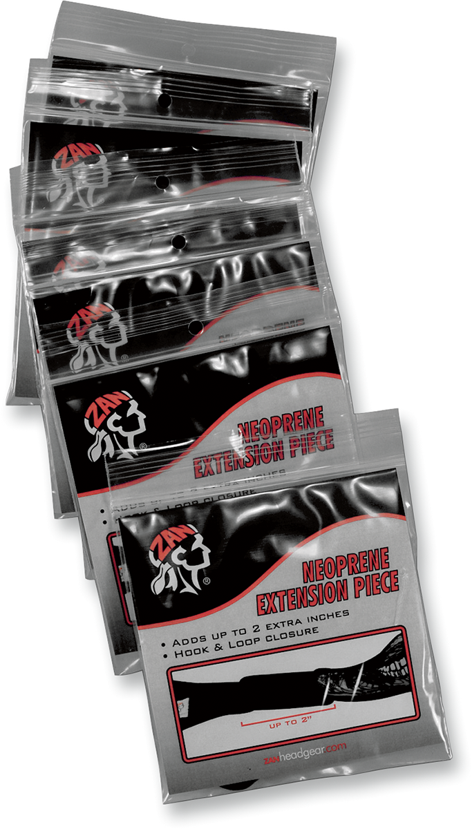 ZAN HEADGEAR Headwear Neoprene Extension Piece - 6 Pack 2503-0146