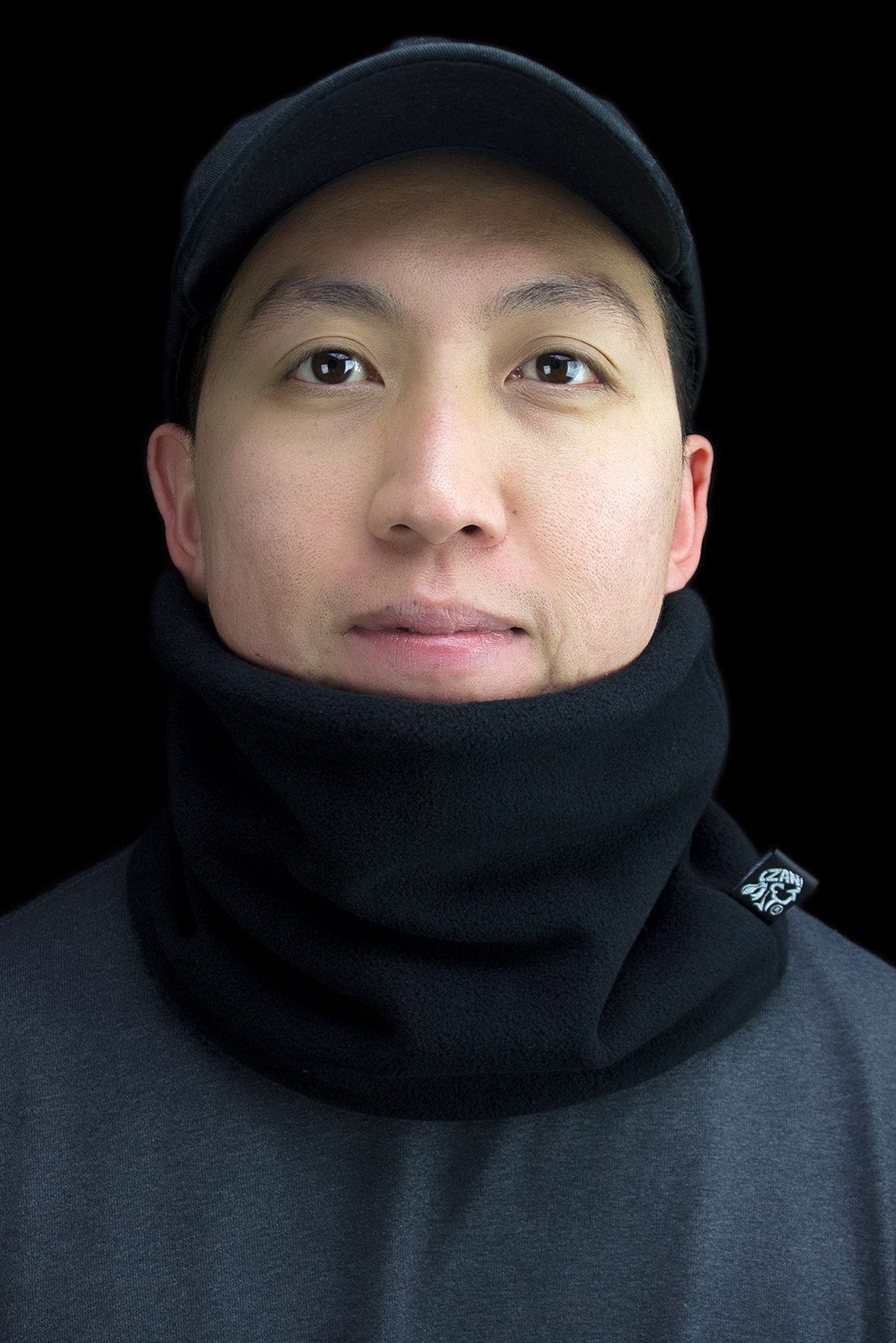 ZAN HEADGEAR Microfleece Neck Gaiter - Black 2502-0058