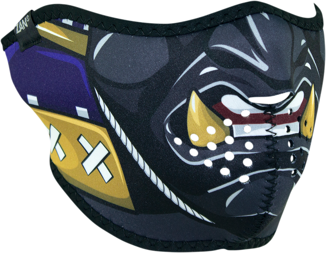 ZAN HEADGEAR Neoprene Half Mask - Samurai 2503-0399