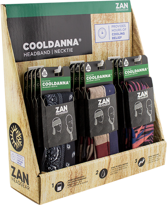 ZAN HEADGEAR Polyester Cooldanna® - 18 Pack - 2504-0507