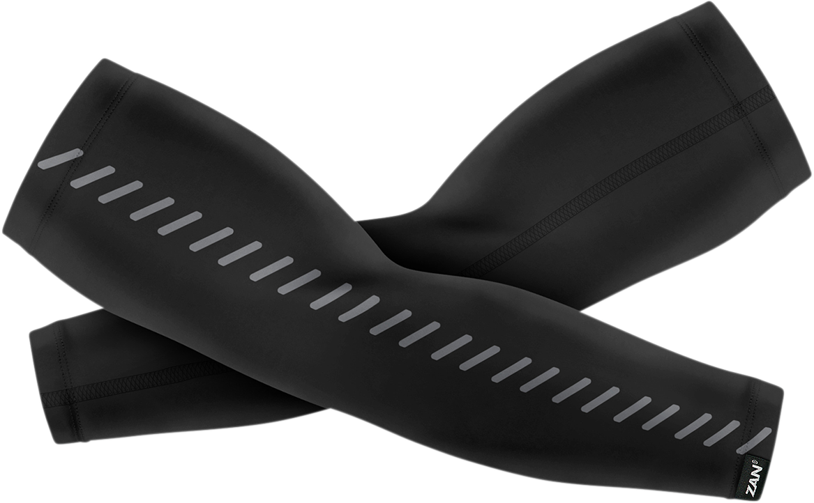 ZAN HEADGEAR SportFlex™ Reflective Arm Sleeve - SportFlex™ Reflective Arm Sleeves / Black / Large 3070-1128