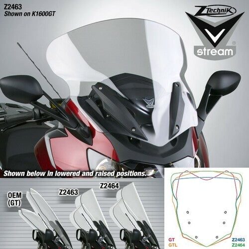 ZTechnik Vstream and Vstream Plus BMW Windscreens - Z2463